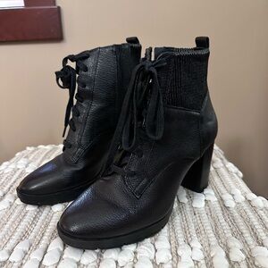 Beautiful leather booties